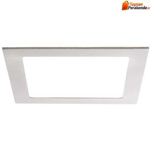 Lamptime 18w Slim Led Armatür Kare Beyaz 3000K (Günışığı)